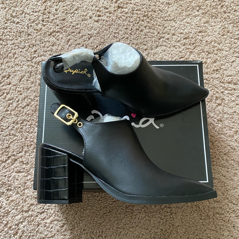 Qupid Morgan Sling Back Mule - 7.5